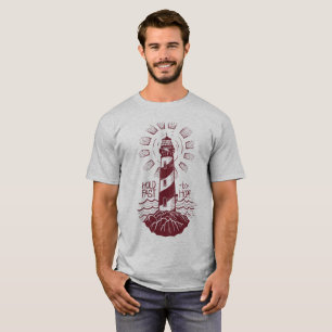 Leuchtturm hält schnell an, um positiv zu hoffen T-Shirt