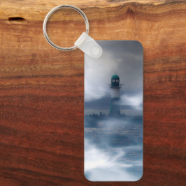 Leuchtturm im Sturm - Ostsee-Schlüsselanhänger Schlüsselanhänger
