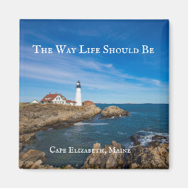 Leuchtturm in Cape Elizabeth, Maine Magnet