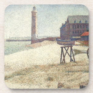 Leuchtturm in Honfleur Getränkeuntersetzer