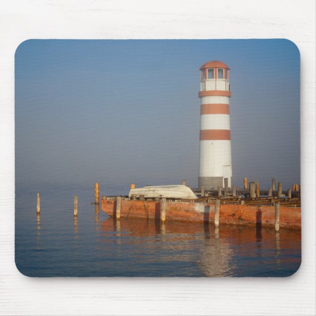 Leuchtturm in Podersdorf Mousepad (Vorne)