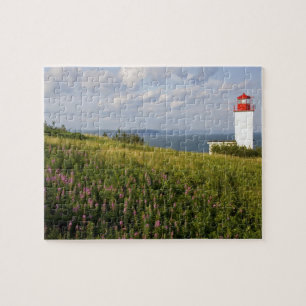 Leuchtturm in St. Martins, New Brunswick,