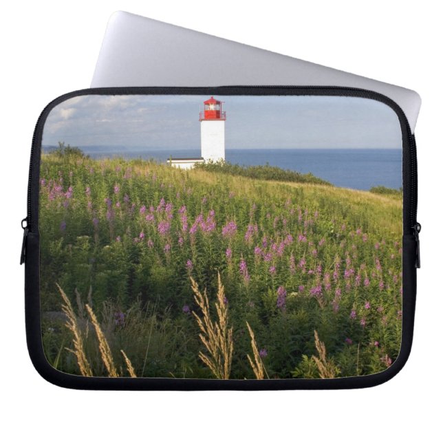 Leuchtturm in St Martins, New Brunswick, 2 Laptopschutzhülle (Vorderseite)