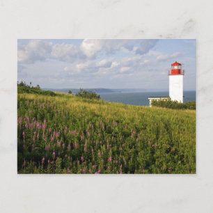 Leuchtturm in St. Martins, New Brunswick, Postkarte