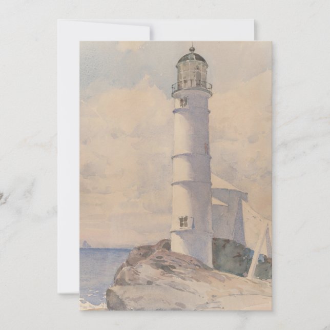 Leuchtturm, Isle of Shoals | Childe Hassam (Vorderseite)
