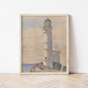 Leuchtturm, Isle of Shoals   Childe Hassam Poster