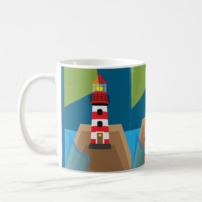 Leuchtturm Kaffeetasse (Links)