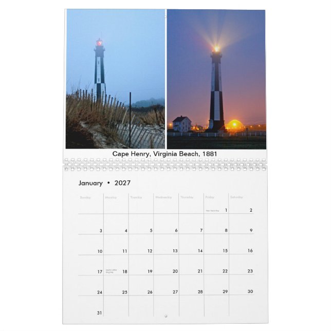 Leuchtturm-Kalender 2019 Kalender (Jan 2027)