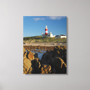 Leuchtturm Kap Agulhas, Westkap Leinwanddruck