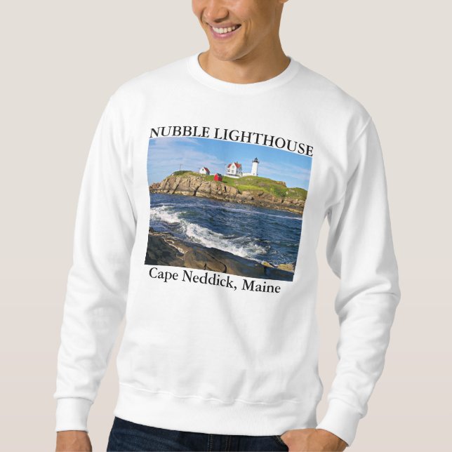 Leuchtturm, Kap Neddick Maine Sweatshirt (Vorderseite)