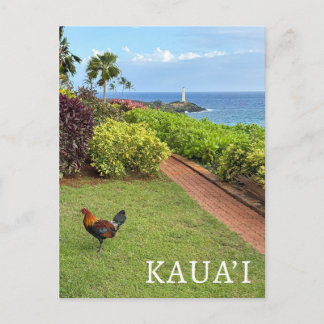 Leuchtturm Kauai Ninini Point Hawaii Postkarte
