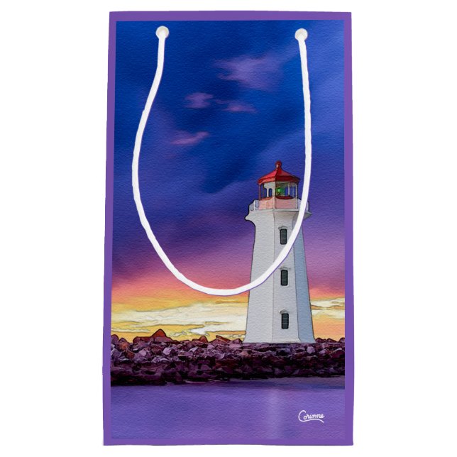 Leuchtturm - Kleine Geschenktasche Kleine Geschenktüte (Vorderseite)