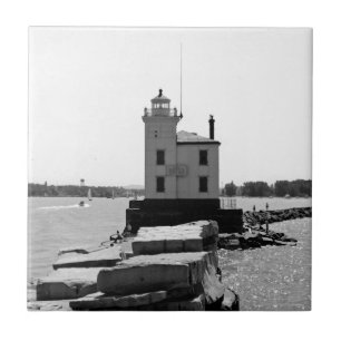 Leuchtturm Lake Erie Fliese