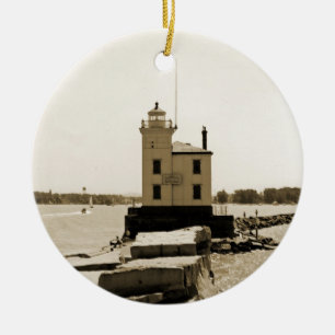 Leuchtturm Lake Erie Keramik Ornament