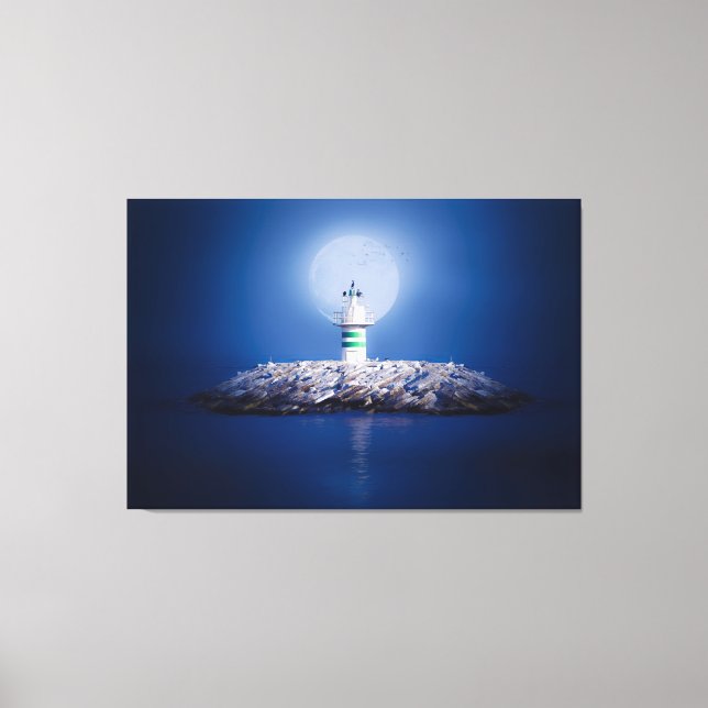 Leuchtturm Leinwanddruck (Vorderseite)