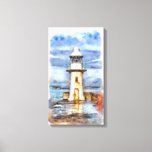 Leuchtturm Leinwanddruck