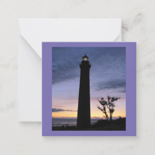 Leuchtturm Little Sable Point Flach Notizkarten Mitteilungskarte