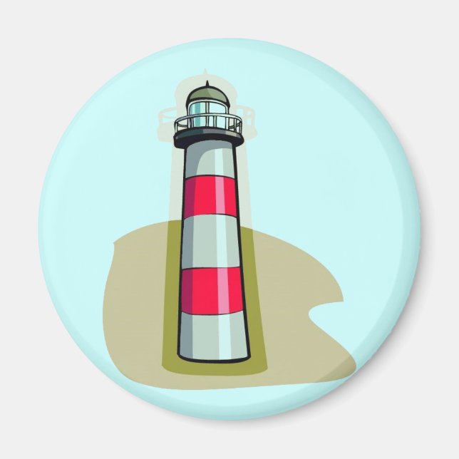 Leuchtturm Magnet (Vorne)
