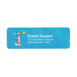 Leuchtturm mit rotem Streifen