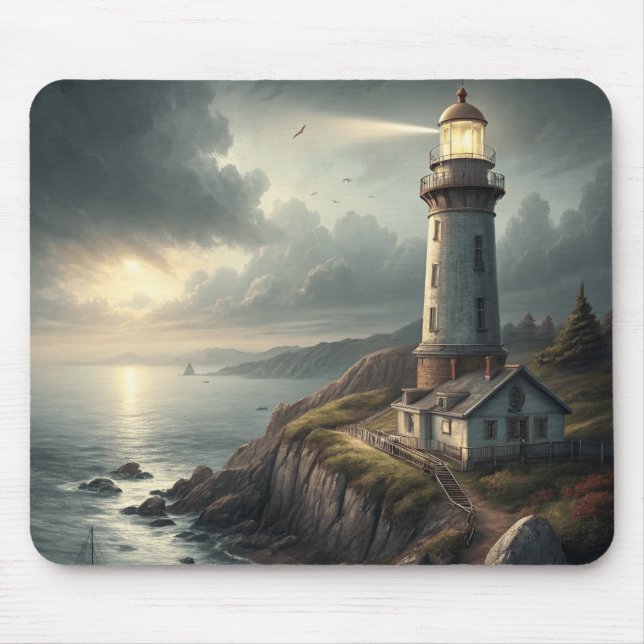 Leuchtturm Mousepad (Vorne)