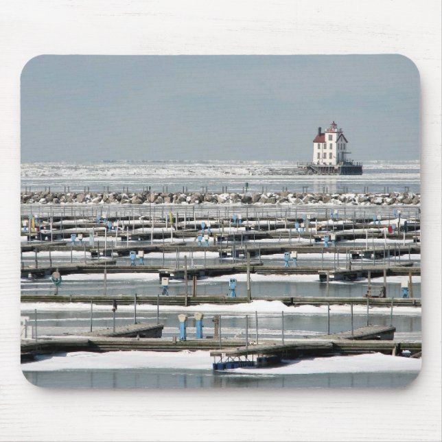 Leuchtturm mousepad (Vorne)