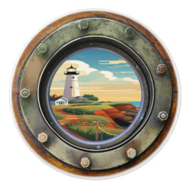 Leuchtturm Nautical Porthole Drawer Knobs Keramikknauf