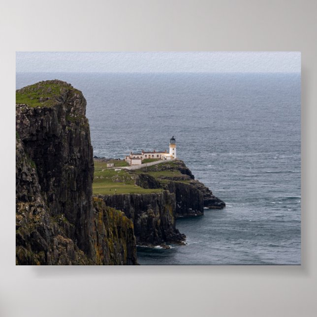 Leuchtturm Neist Point Poster (Vorne)