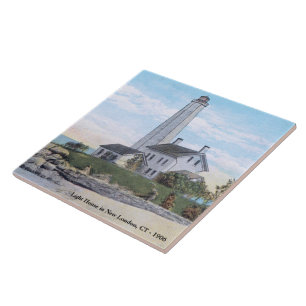 Leuchtturm New London CT Fliese