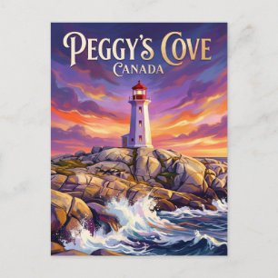Leuchtturm Peggy’s Cove Kanada Postkarte