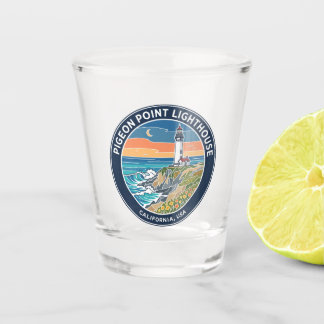 Leuchtturm Pigeon Point USA Schnapsglas