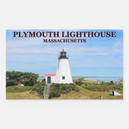 Leuchtturm Plymouth, "The Gurnet", MA Stickers