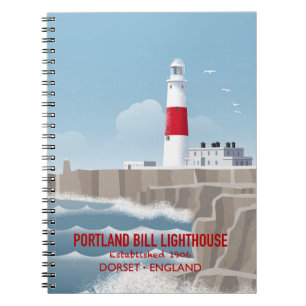 Leuchtturm Portland Bill Notizblock