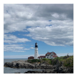 Leuchtturm Portland, Portland Maine Poster