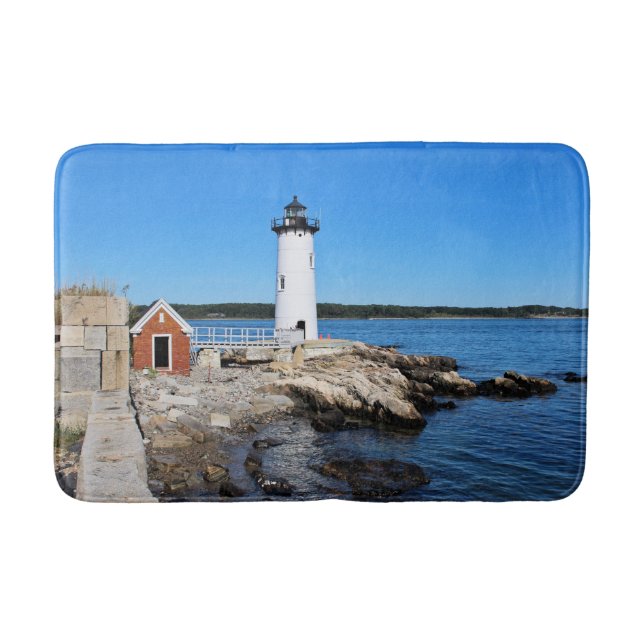 Leuchtturm Portsmouth Harbour, New Hampshire Badematte (Vorderseite)