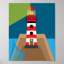 Leuchtturm Poster