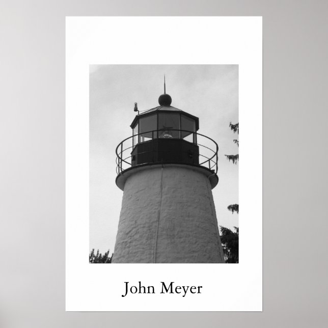 Leuchtturm Poster (Vorne)
