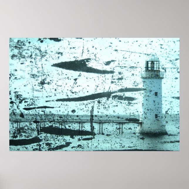 Leuchtturm Poster (Vorne)