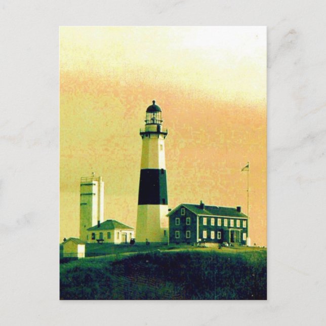 Leuchtturm Postkarte (Vorderseite)