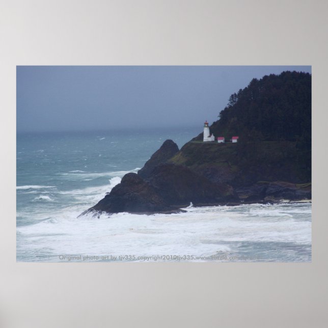 Leuchtturm Print Poster (Vorne)