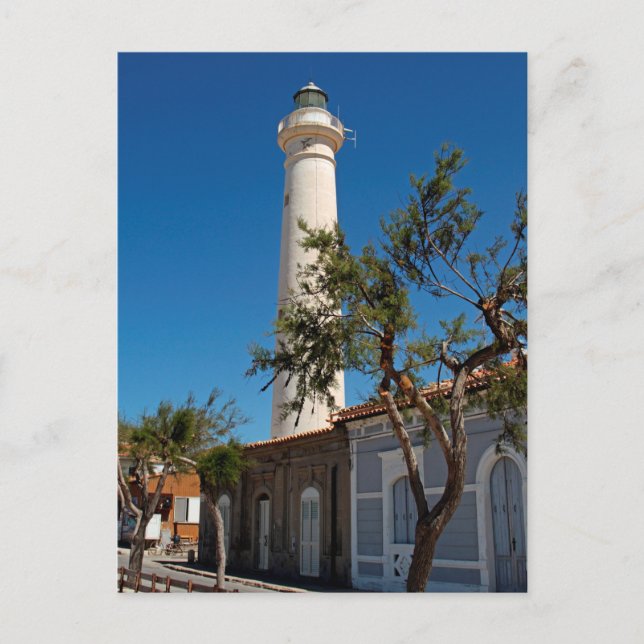 Leuchtturm Punta Secca, Sizilien, Italien Postkarte (Vorderseite)