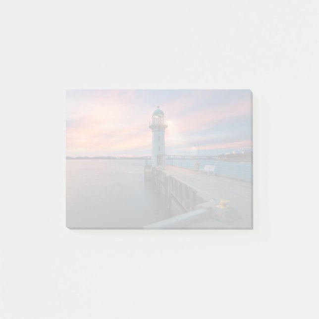 Leuchtturm Raffles | Jachthafen, Singapur Post-it Klebezettel (Vorderseite)