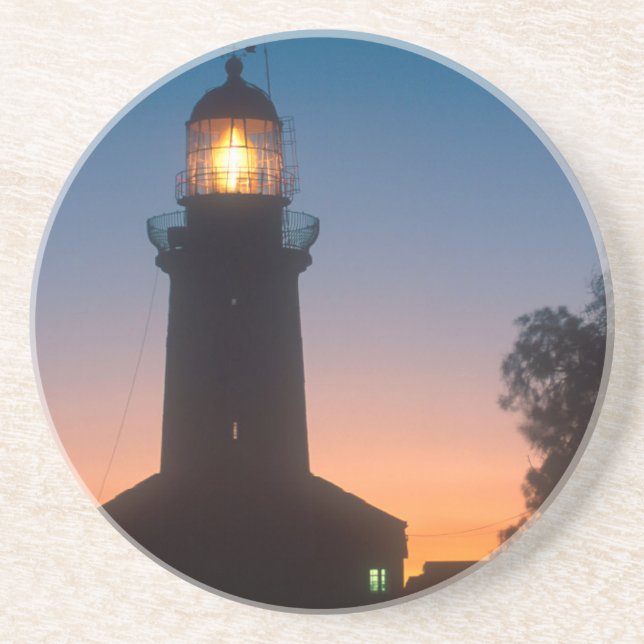 Leuchtturm, Robben Island, Kapstadt 2 Untersetzer (Vorne)