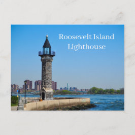 Leuchtturm Roosevelt Island New York USA Postkarte