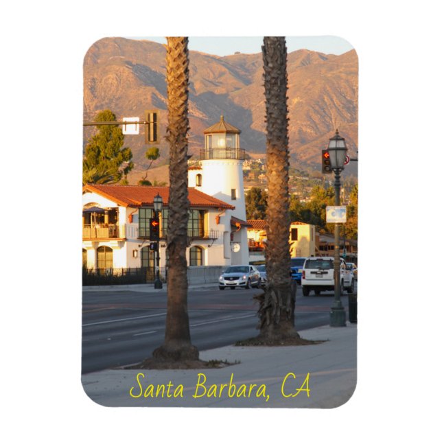 Leuchtturm Santa Barbara, Kalifornien Magnet (Vertikal)