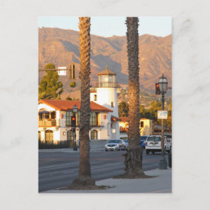 Leuchtturm Santa Barbara, Kalifornien Postkarte