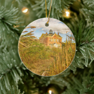 Leuchtturm Saugerties Keramik Ornament