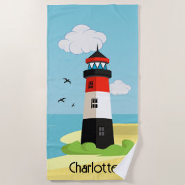 Leuchtturm Scene Design Beach Handtuch