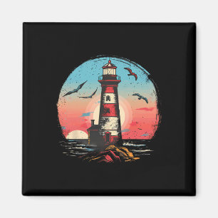 Leuchtturm Seaside House Sailing Sea Boating Light Magnet