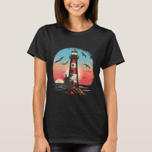 Leuchtturm Seaside House Sailing Sea Boating Light T-Shirt