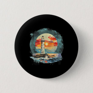 Leuchtturm Segeln Strand Bootfahren Strandhaus Button